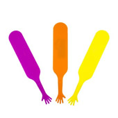 Hand Shaped Silicone Bookmarker
