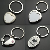 Heart Shaped Alloy Key Chain