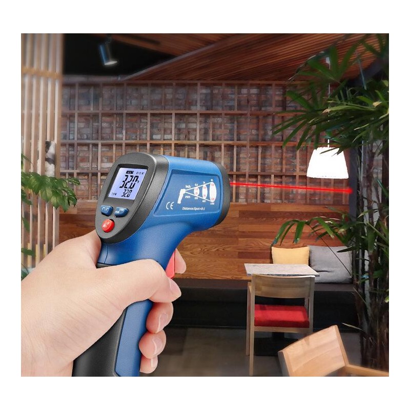 thumbnail image 2 of Labnique MT-816 Industrial Infrared Thermometer – Non-Contact Digital Temp Gun (-58°F To 1202°F) 2 of 3