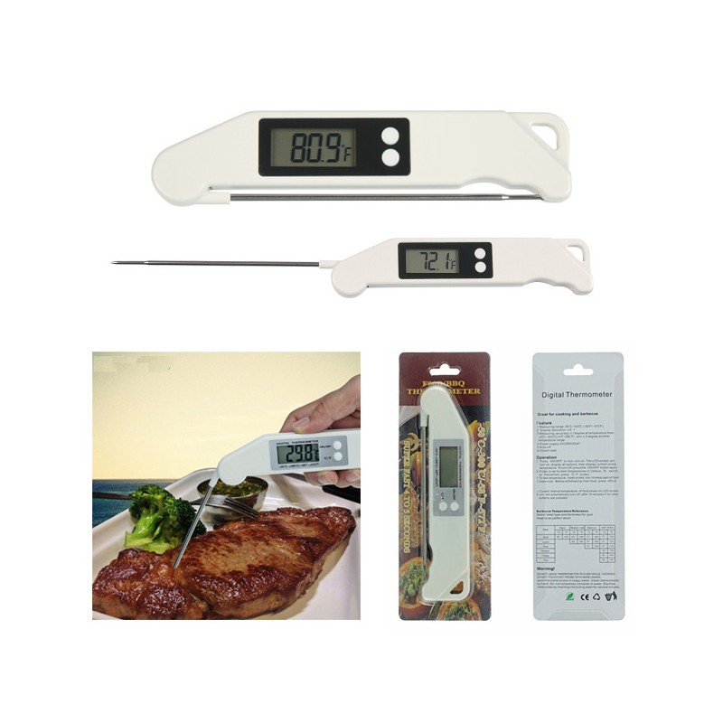 Instant Read Meat Cooking BBQ Thermometer