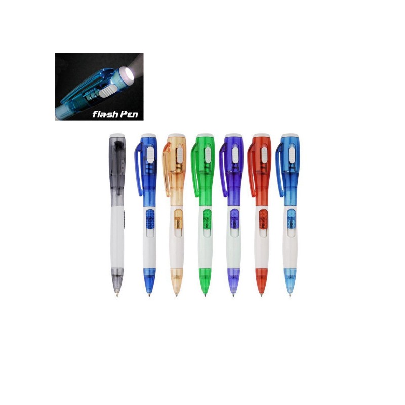 LED Flashlight Ballpoint Pen