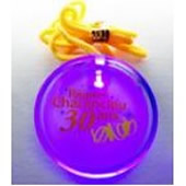 Lanyard with Round Light Up Badge