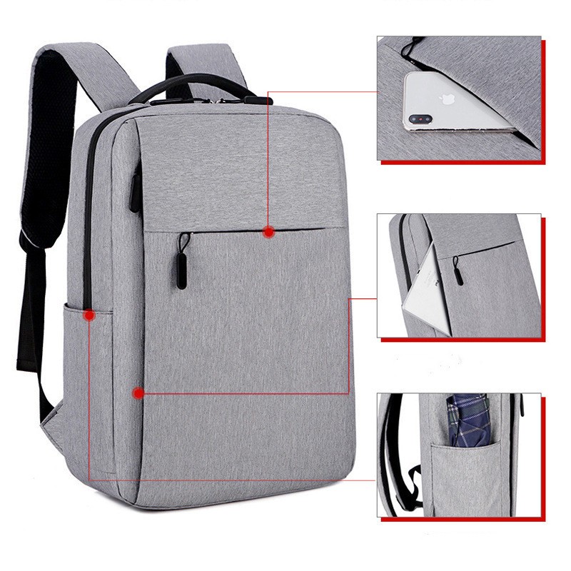 Laptop Business Backpack With USB Charging Port
