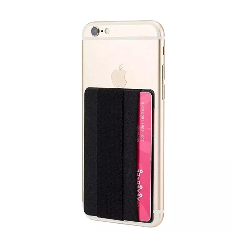 Lycra Cell Phone Card Holder With Elastic Spandex Band