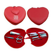 Manicure Set With Leather Cover