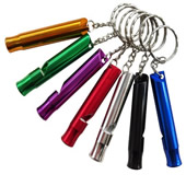 Metal Whistle Keychain