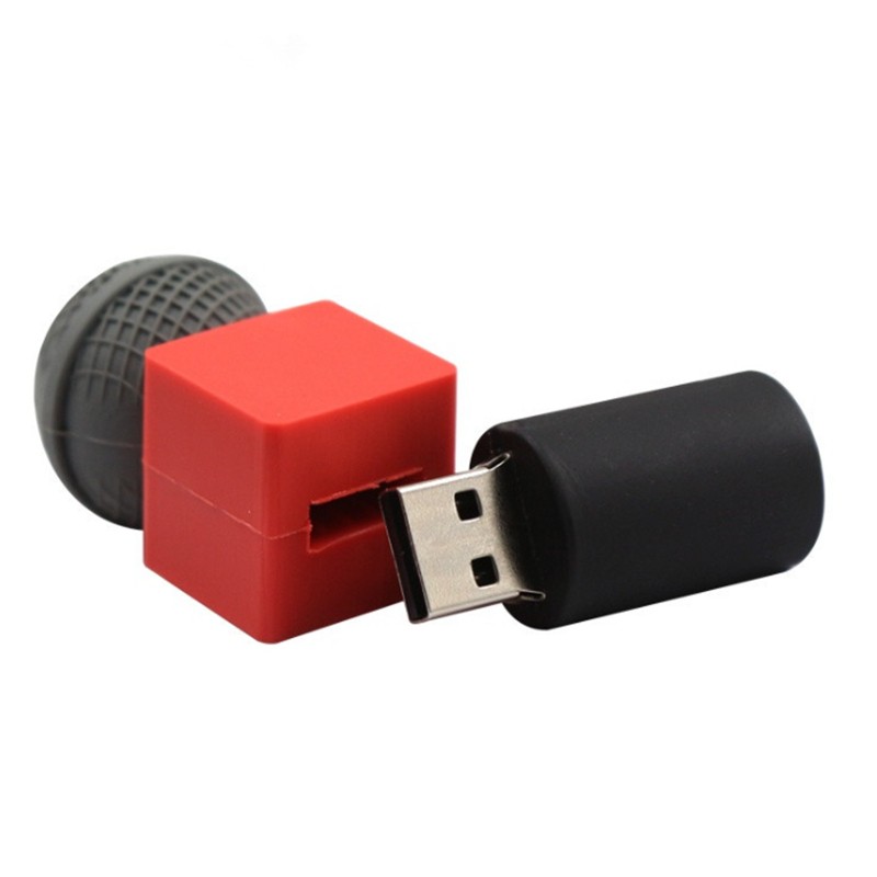 Microphone Shape USB 2.0 Flash Drive 8GB