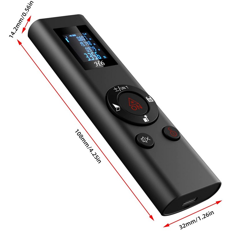 Mini USB Rechargeable Laser Distance Meter