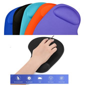 Mouse Pad with Gel Wrist Rest