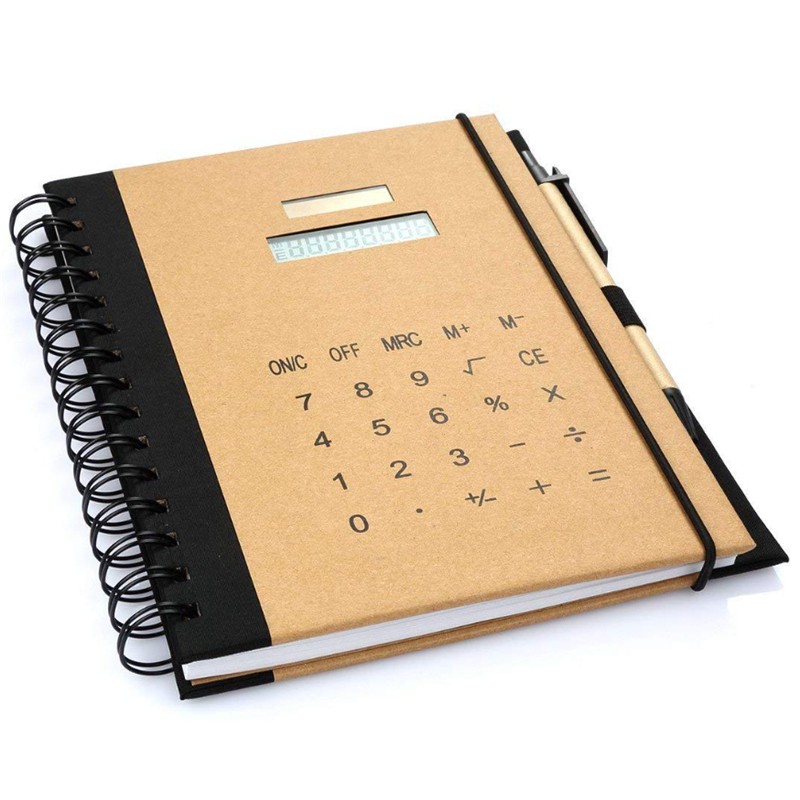 Multi-Function Notebooks with Solar Power Calculator