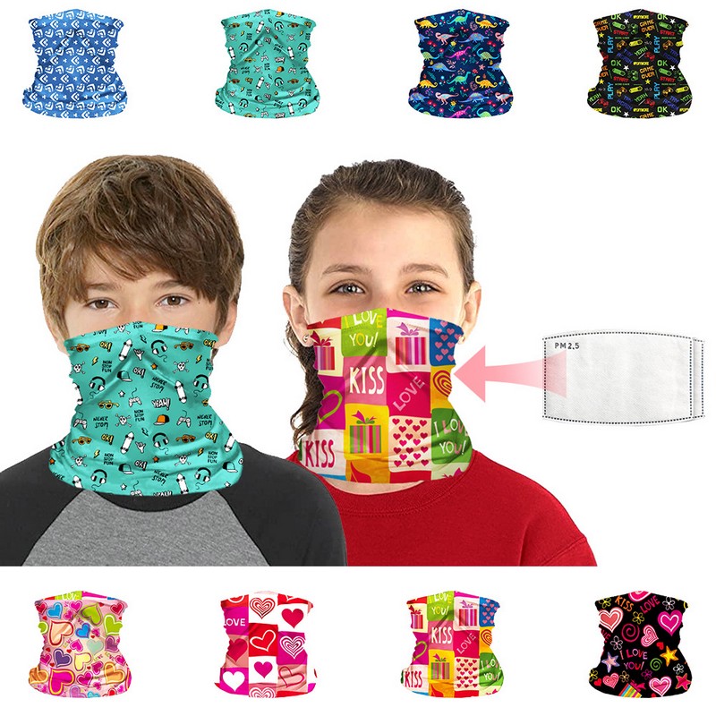 Multi-functional Face Mask with Filter for Kids