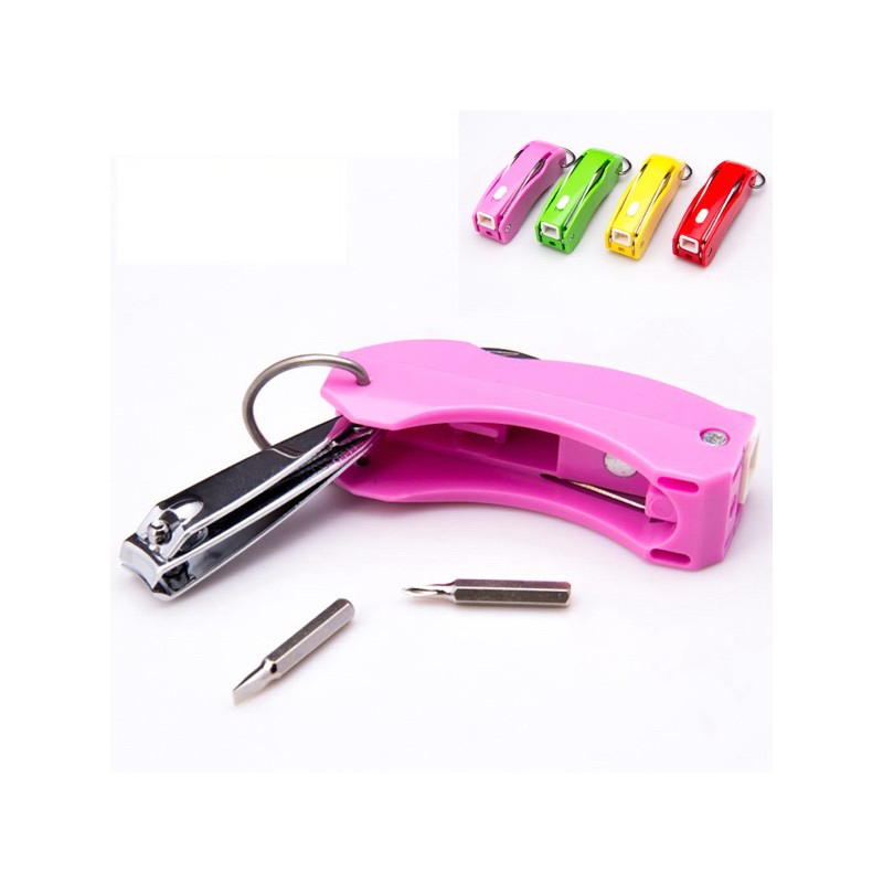 Multi tool Keychain with Nail File