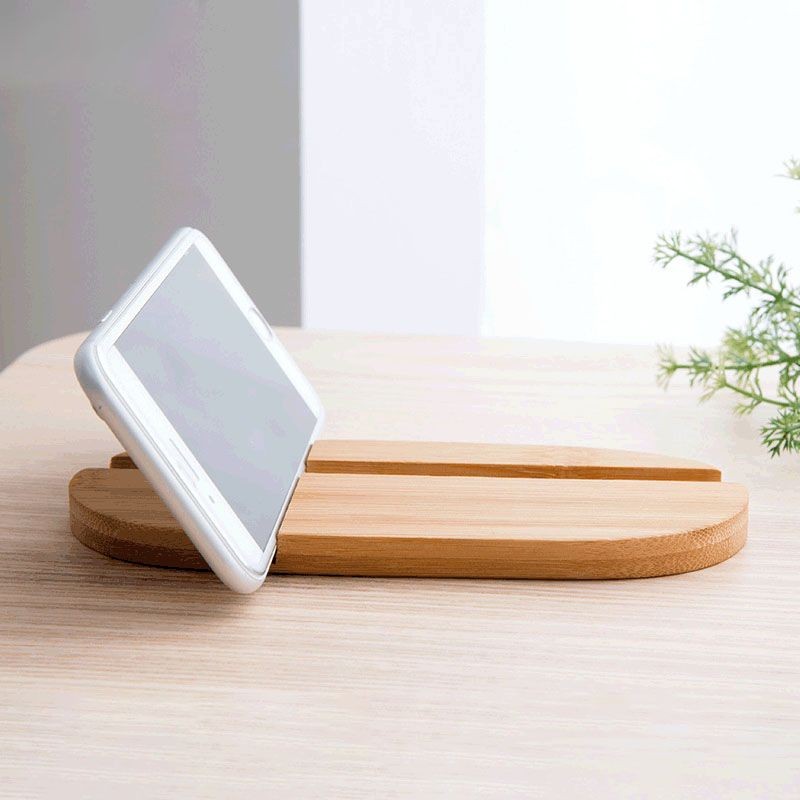 Natural Bamboo Cell Phone Stands