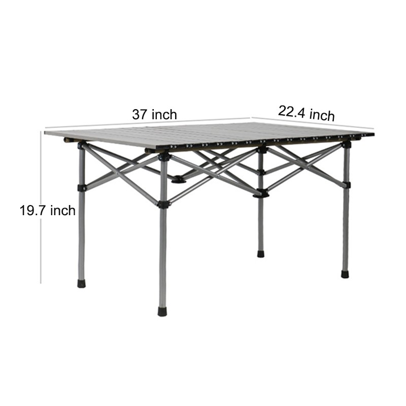 Outdoor Folding Picnic Table and Chairs Set of 5