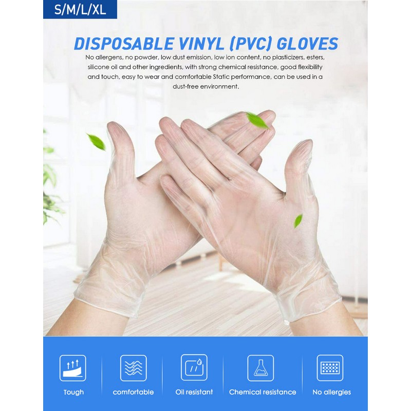 PVC Vinyl Disposable Glove