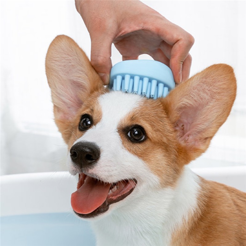 Pet Shampoo Massage Brush Grooming Tool