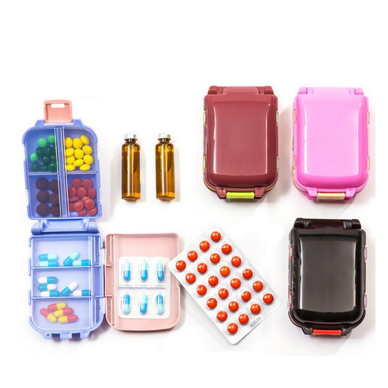 Plastic Pill Organizer Box