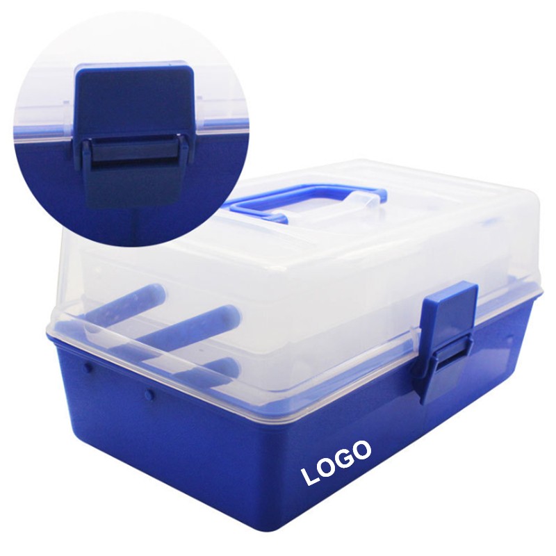 Portable 3 Layer Tackle Box Organizer
