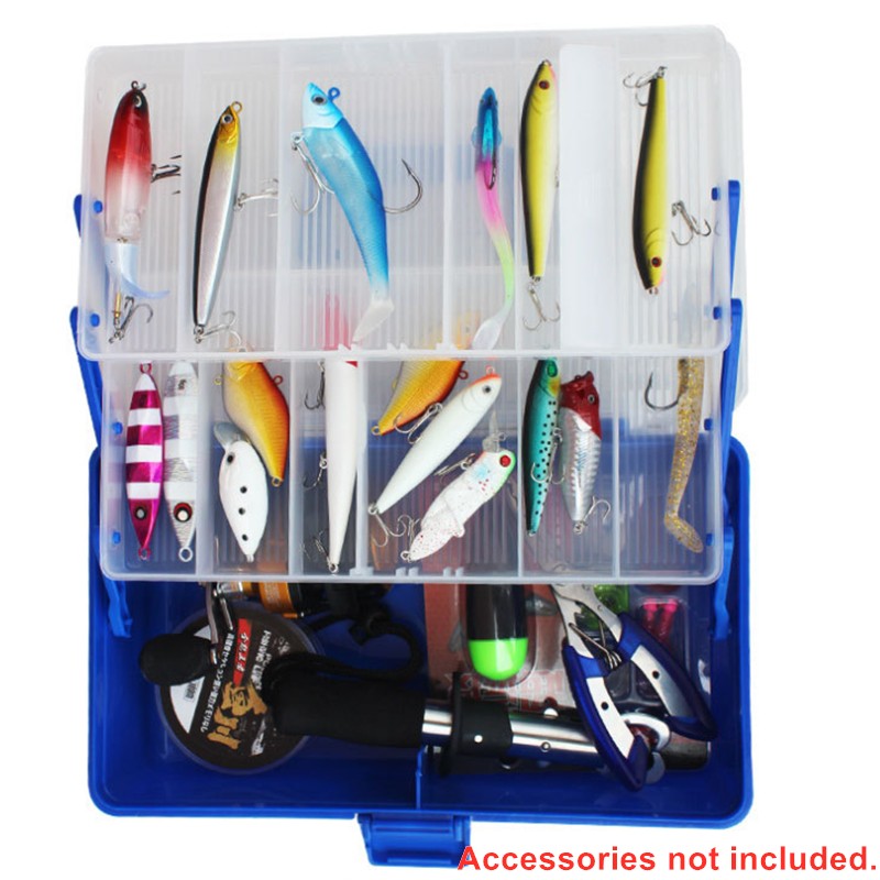 Portable 3 Layer Tackle Box Organizer,IN2061,In Time Promotions LLC