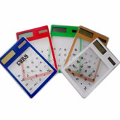 Portable Transparent Solar Calculator