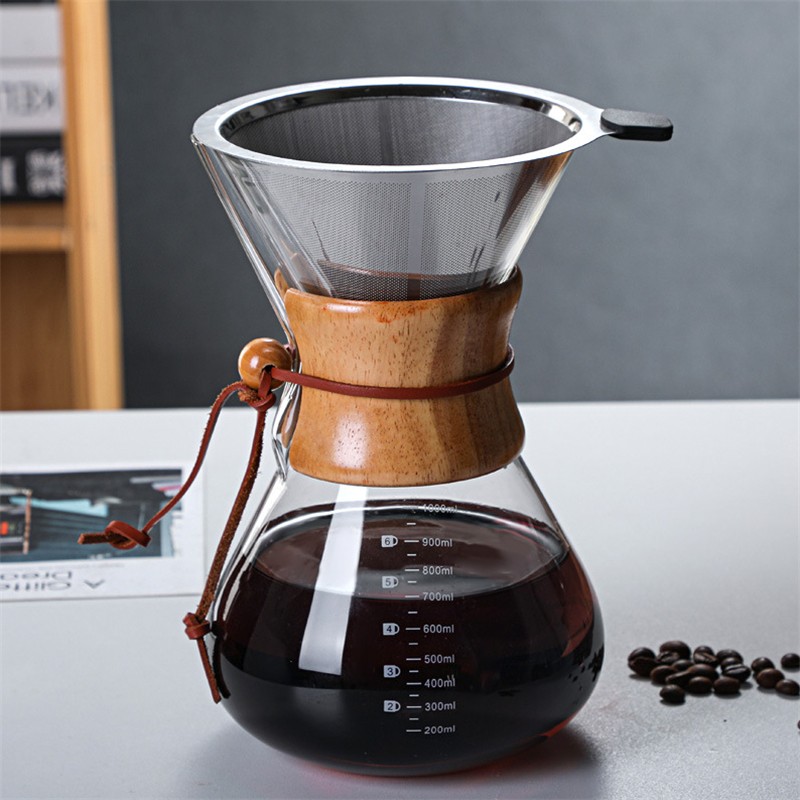 Pour Over Coffee Maker 6 Cups