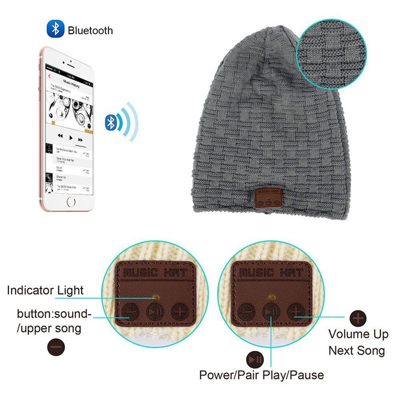 Premium Wireless Bluetooth Beanie
