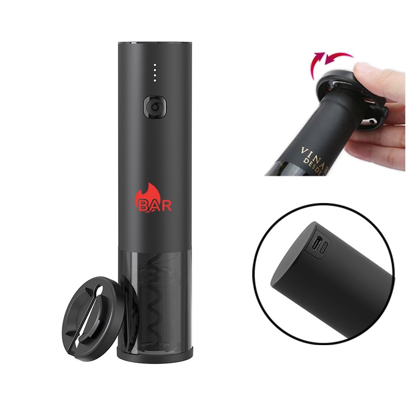 Rechargeable Electric Wine Opener with Foil Cutter