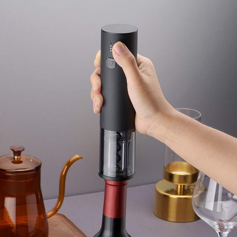 Rechargeable Electric Wine Opener with Foil Cutter