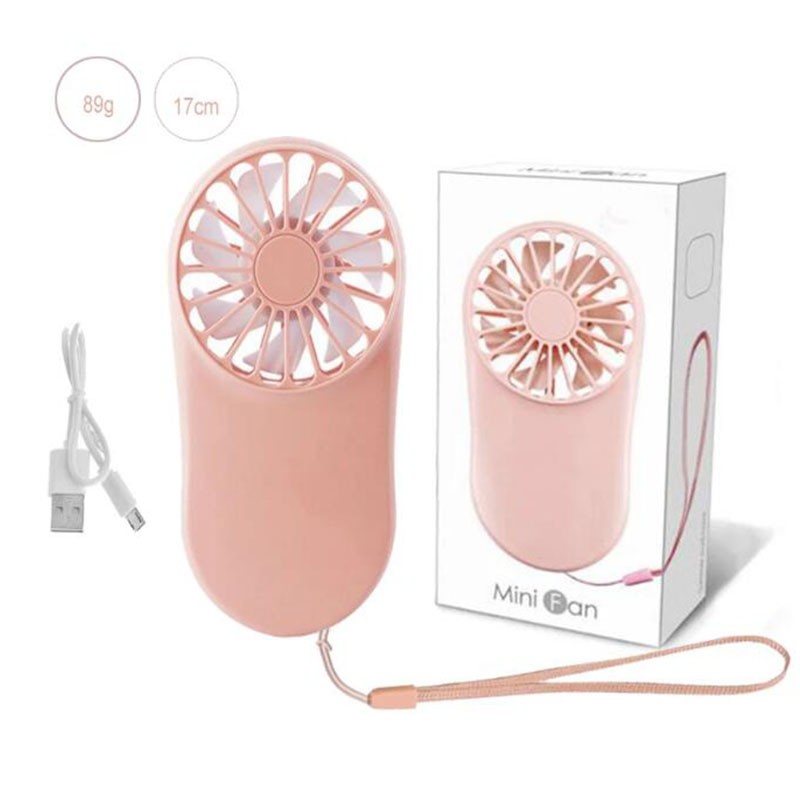 Rechargeable USB Mini Fan with Strap