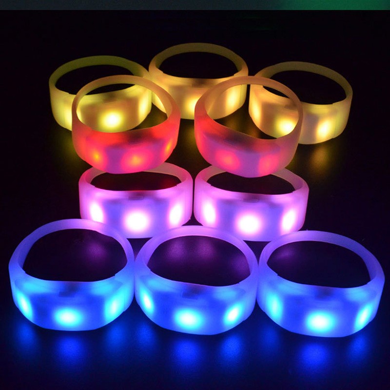 Remote Control Wireless Color Changing LED Bracelets