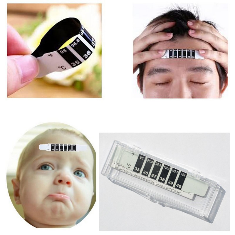 Reusable Forehead Strip Thermometer Kit