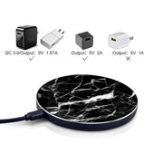 Round Marble Wireless Charging Board