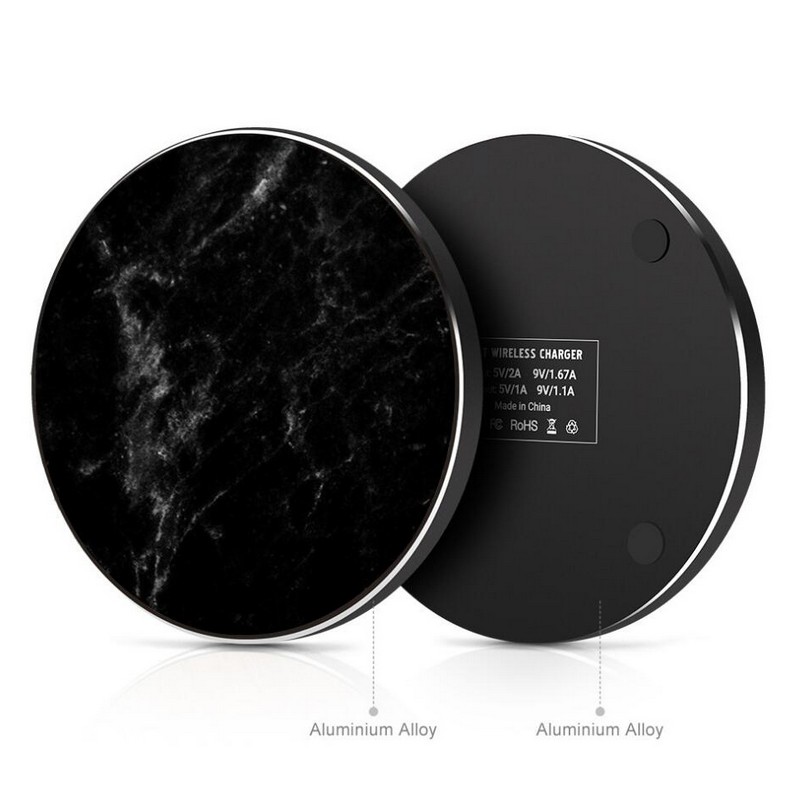 Round Marble Wireless Charging Board
