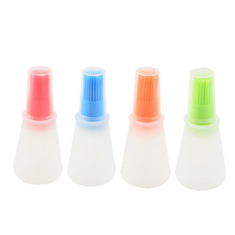 Silicone Brush with Oil Bottle