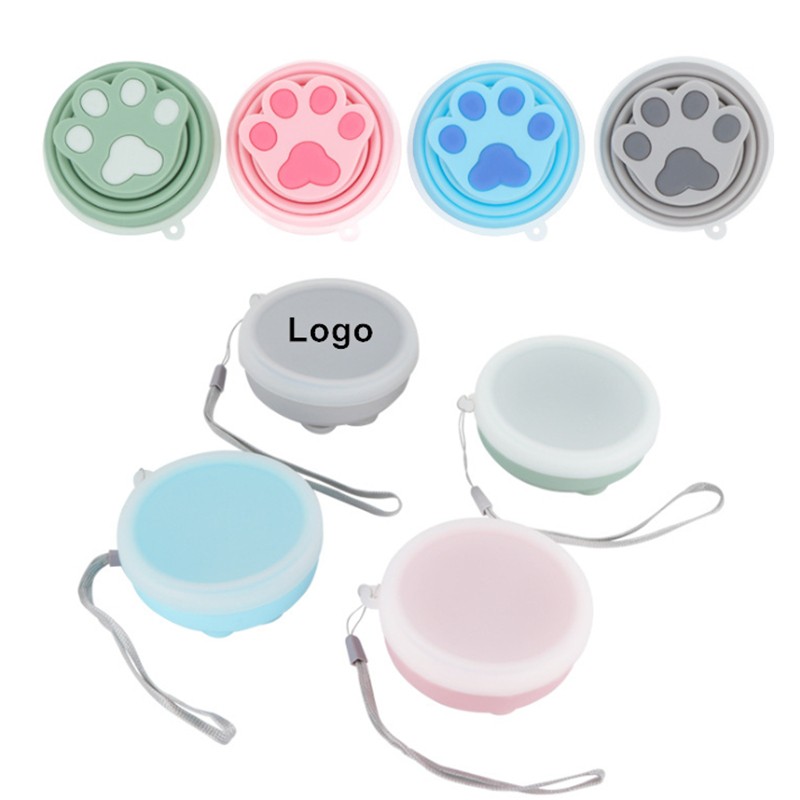 Silicone Collapsible Travel Cup with Lids 200ML