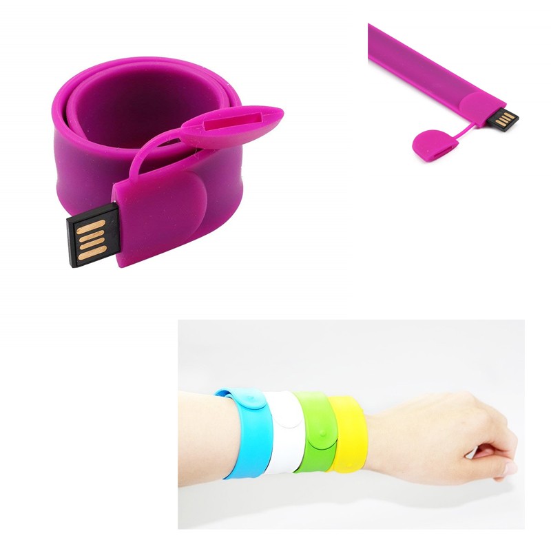 Slap wristband USB flash drive