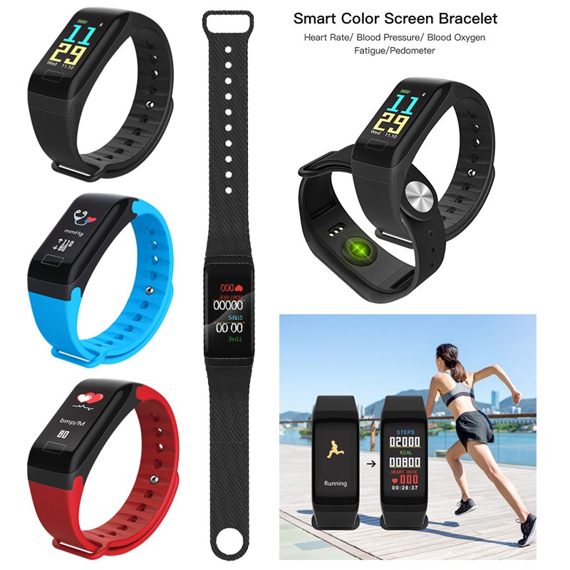 Smart Color Screen Fitness Tracker Bracelet/Health Monitor