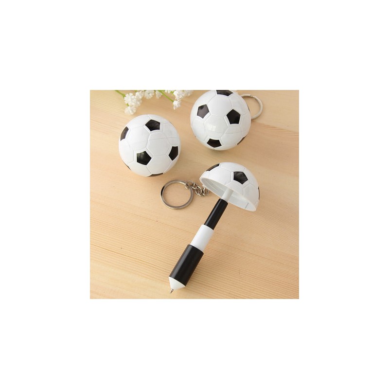 Soccer Folding Ballpen with Keychain