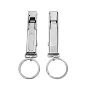 Stainless Steel Nail Clipper With Key Chain