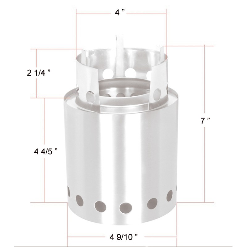 Stainless Steel Portable Camping Stove