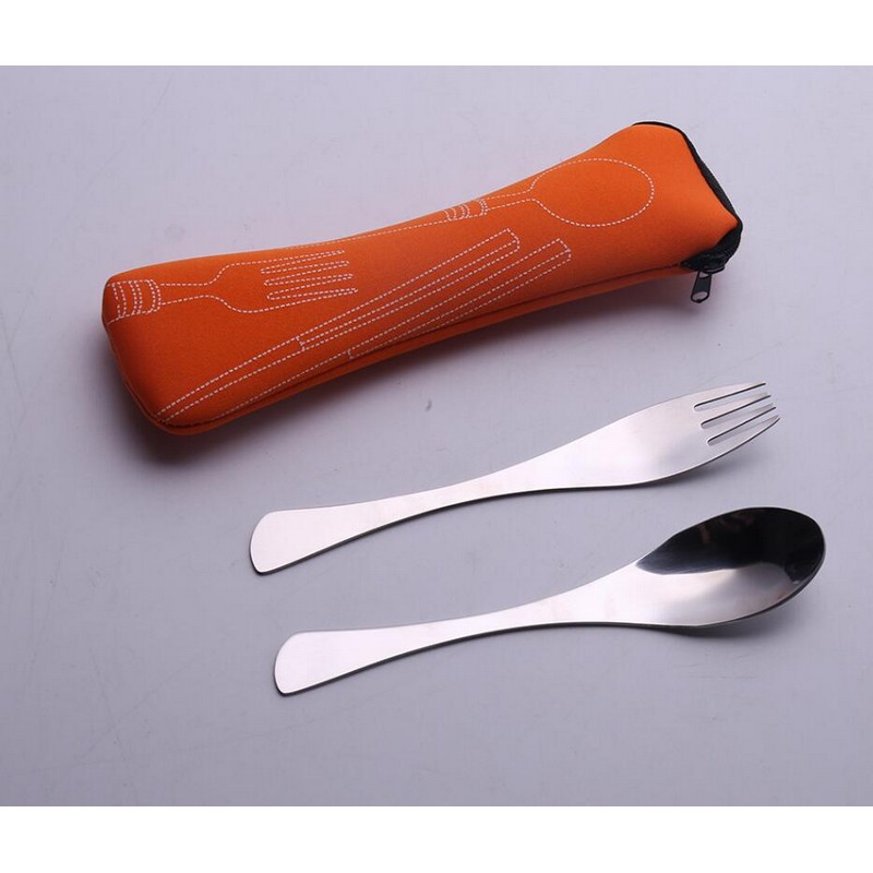 Stainless Steel Spoon and Fork