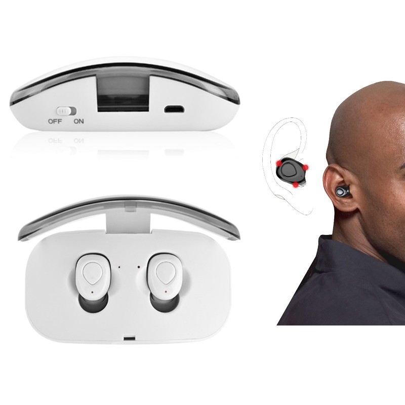 TWS Sports True Wireless Mini Headset with Charging Case
