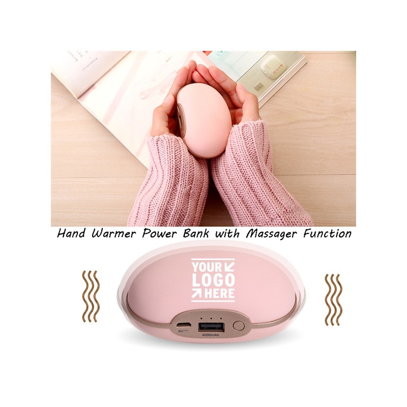 Universal 3600mah Hand Warmer Massager Power Bank