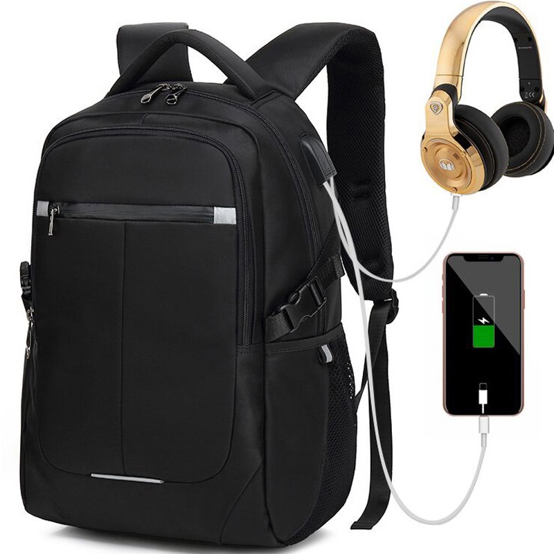 Waterproof Backpack with USB Charging Port/Headphone Jack