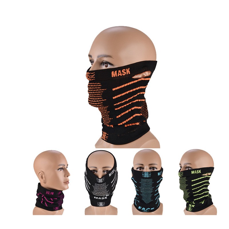 Windproof Face Mask Warmer Neck Gaiter Bandana Ear Loops