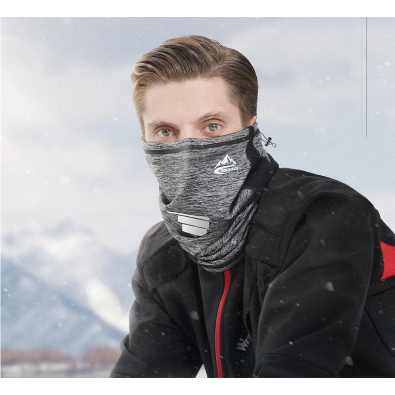 Winter Adjustable Protection Visibility Reflective Neck Gaiter