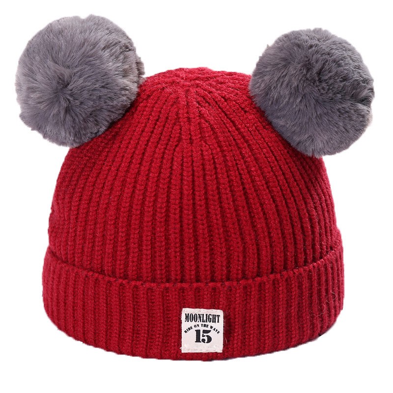 Winter Knitted Beanie Hat For Children