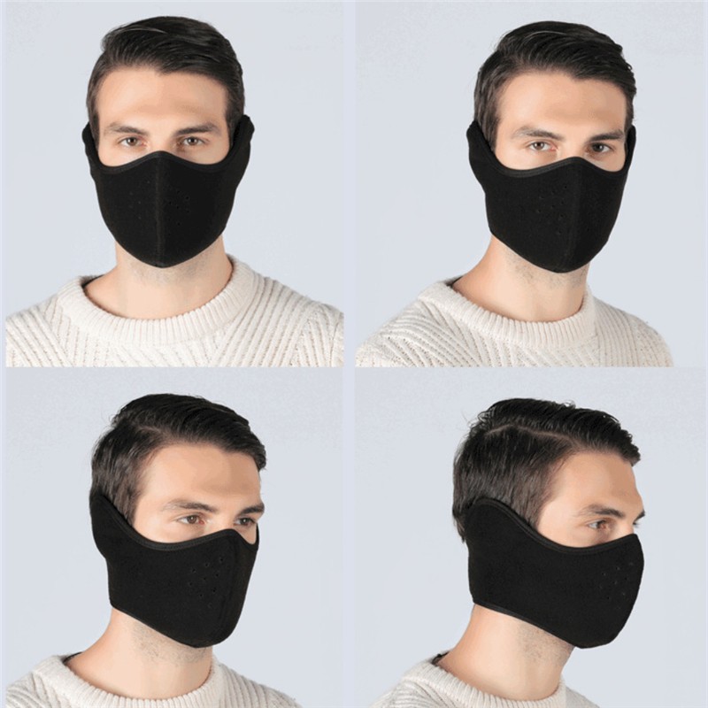 Winter Mask with Earmuff Face Warmer for Men & Women