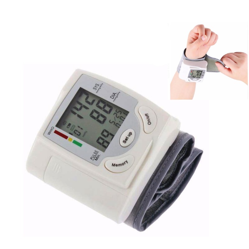 Wrist Blood Pressure Monitor & Heart Health Indicator