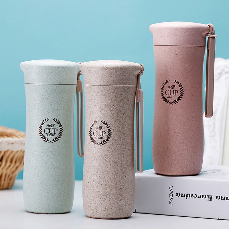 12 OZ Wheat Straw Fiber Water Cup